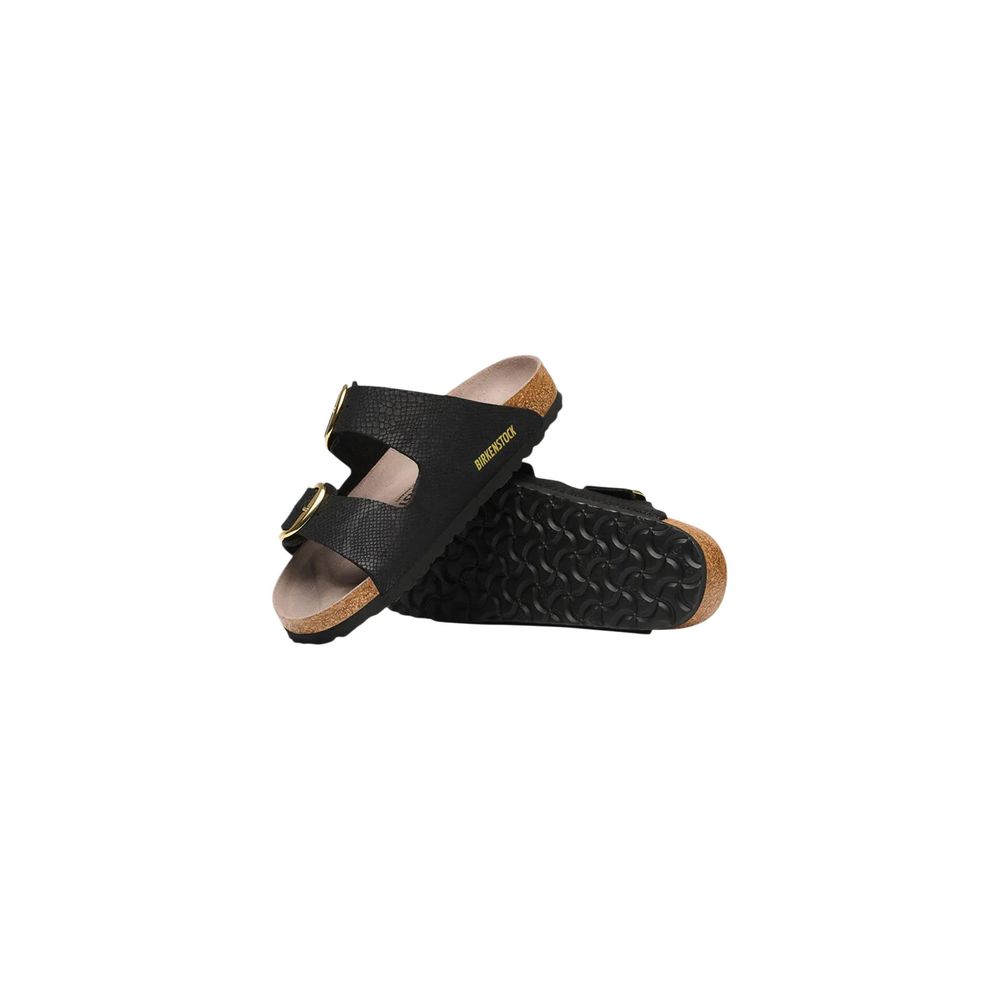 Schwarze Sandalen aus Synthetik