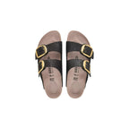 Schwarze Sandalen aus Synthetik