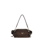Braune Napa Leder / Kalbsleder Schultertasche