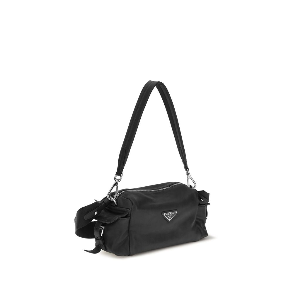 Braune Napa Leder / Kalbsleder Schultertasche