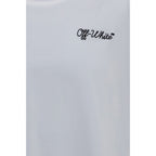Weißes Baumwoll-T-Shirt