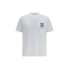 Weißes Baumwoll-T-Shirt