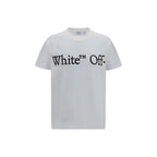 Weißes Baumwoll-T-Shirt