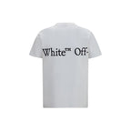 Weißes Baumwoll-T-Shirt