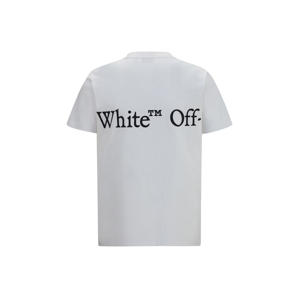 Weißes Baumwoll-T-Shirt