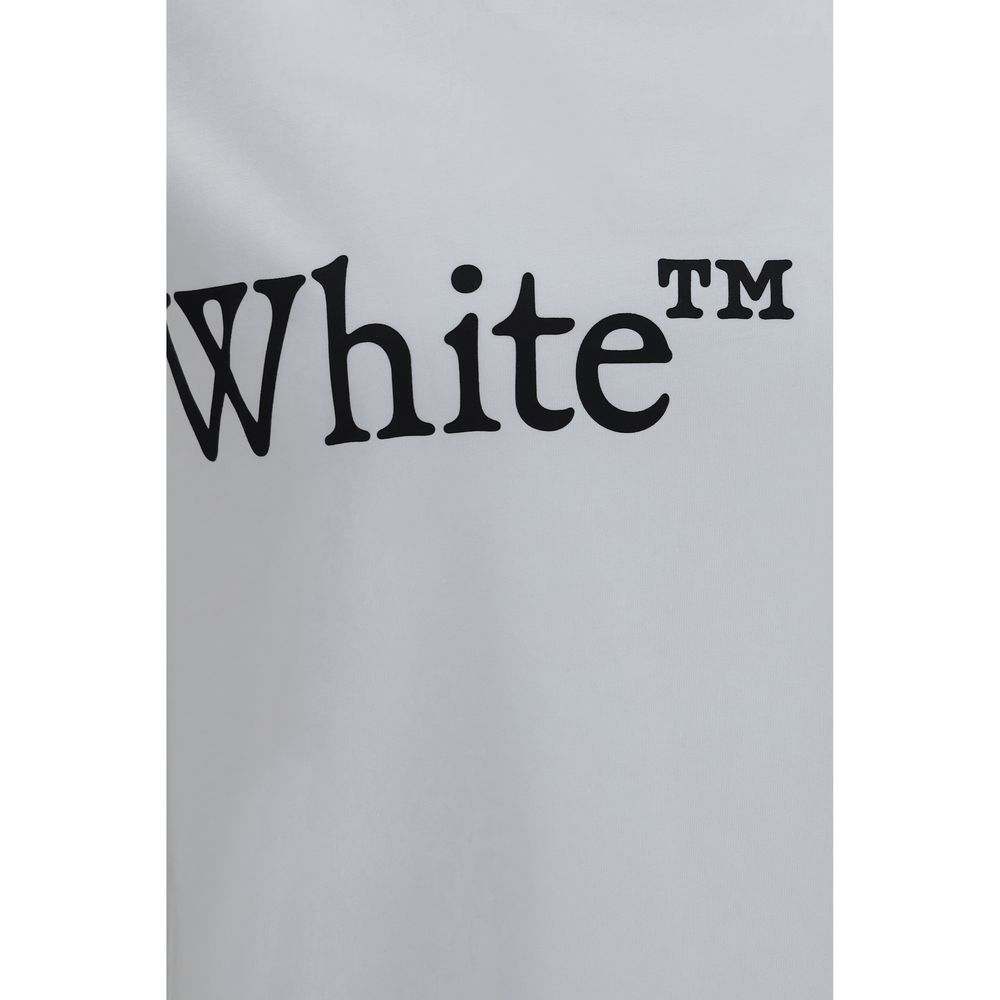 Weißes Baumwoll-T-Shirt
