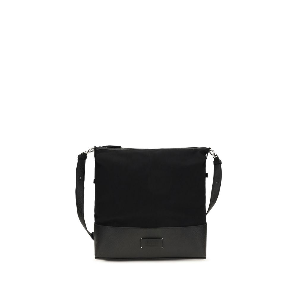 Schwarze Bos Taurus Kalbsleder Schultertasche