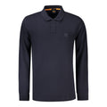 Blaues Baumwoll-Poloshirt für Herren