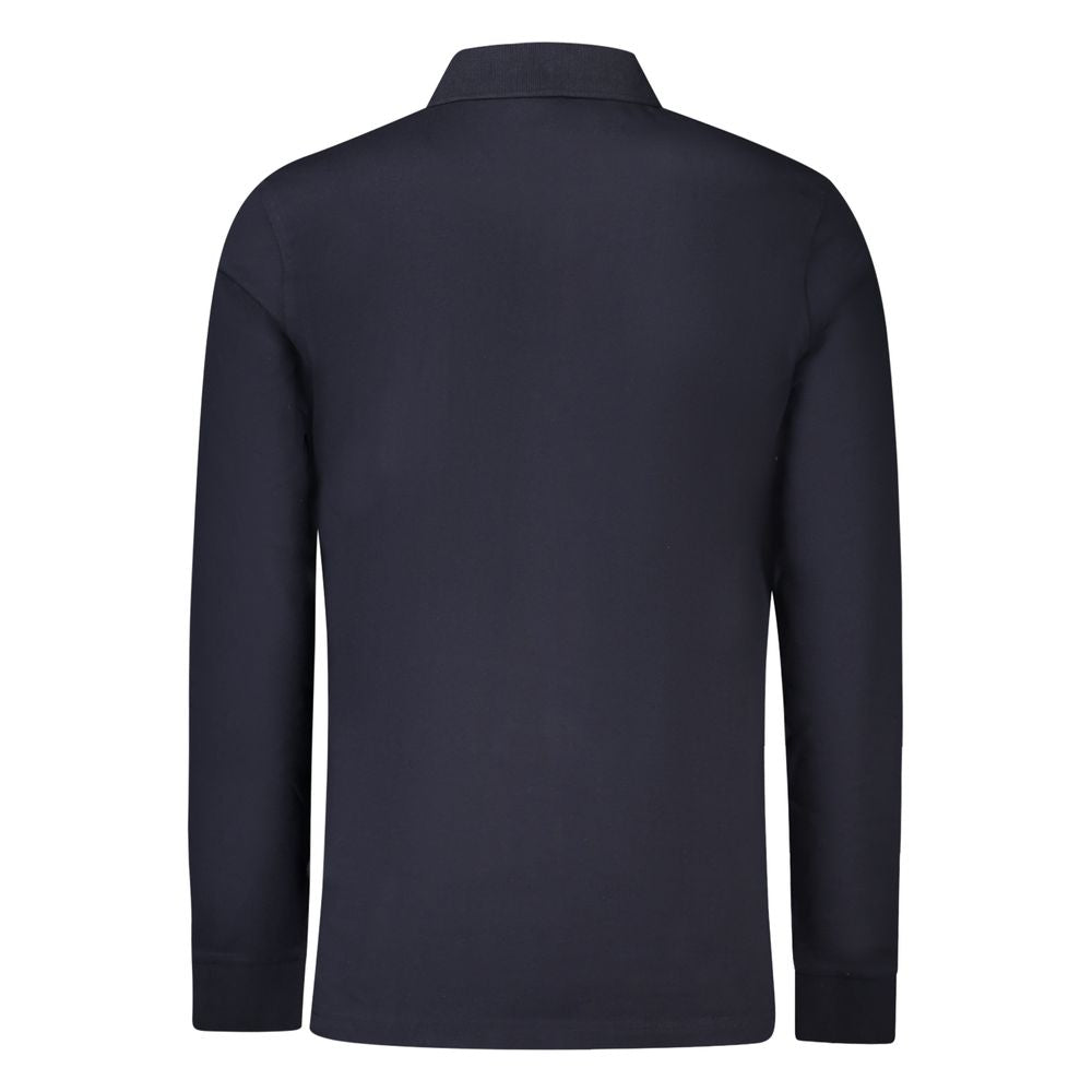 Blaues Baumwoll-Poloshirt für Herren