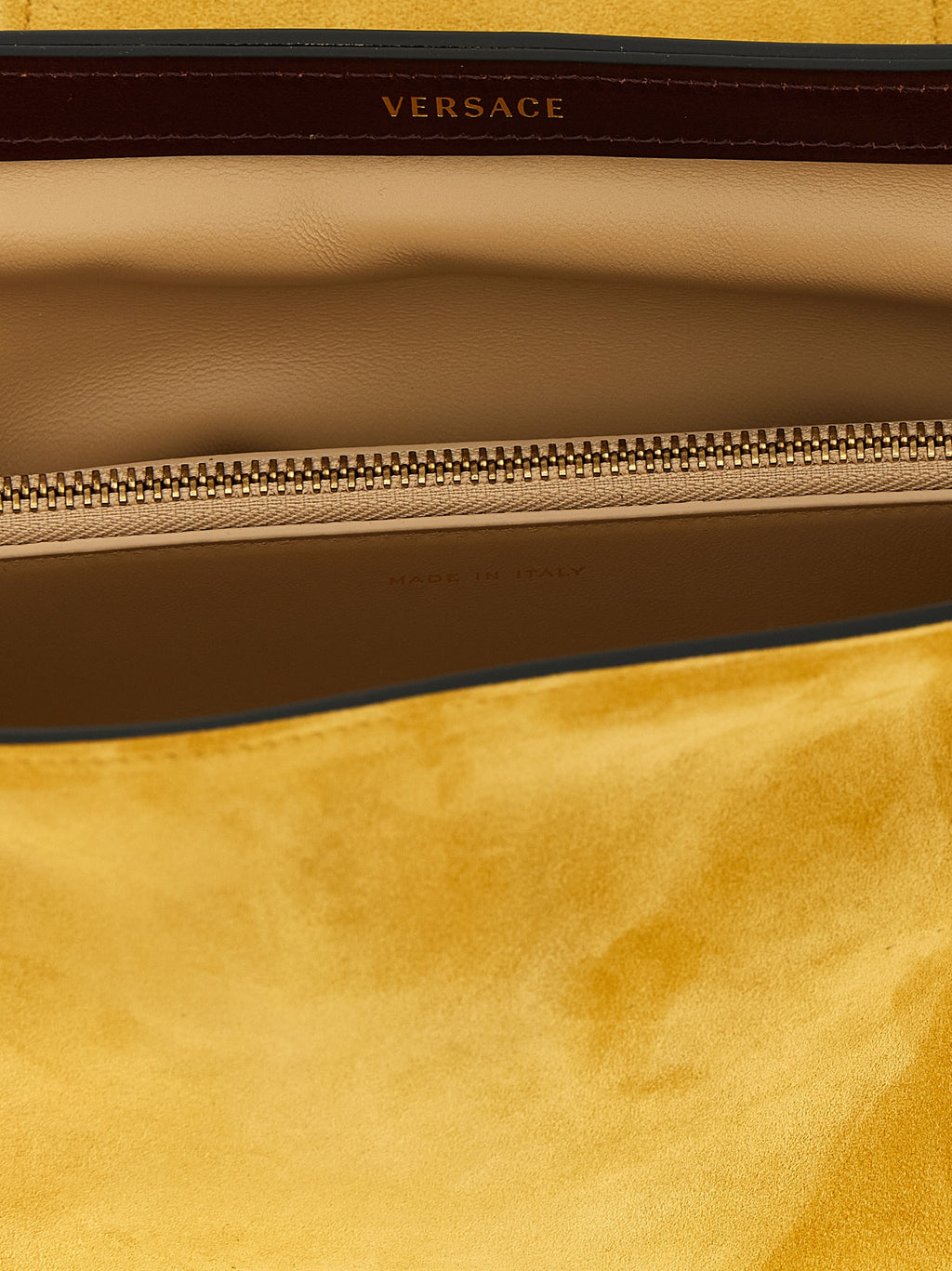 Zweifarbige Clutch aus Kalbsleder