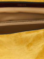 Zweifarbige Clutch aus Kalbsleder