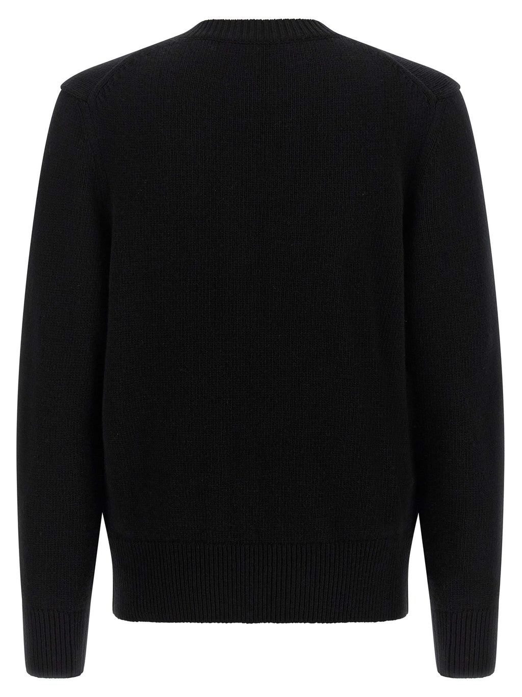 Schwarzer Wollcardigan