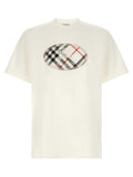 Weißes Baumwoll-T-Shirt