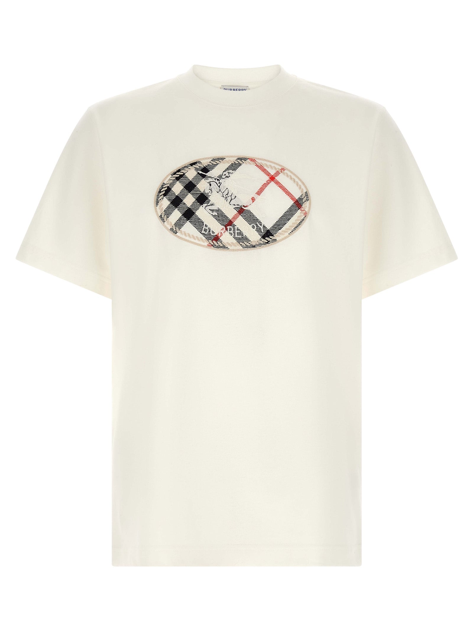 Weißes Baumwoll-T-Shirt