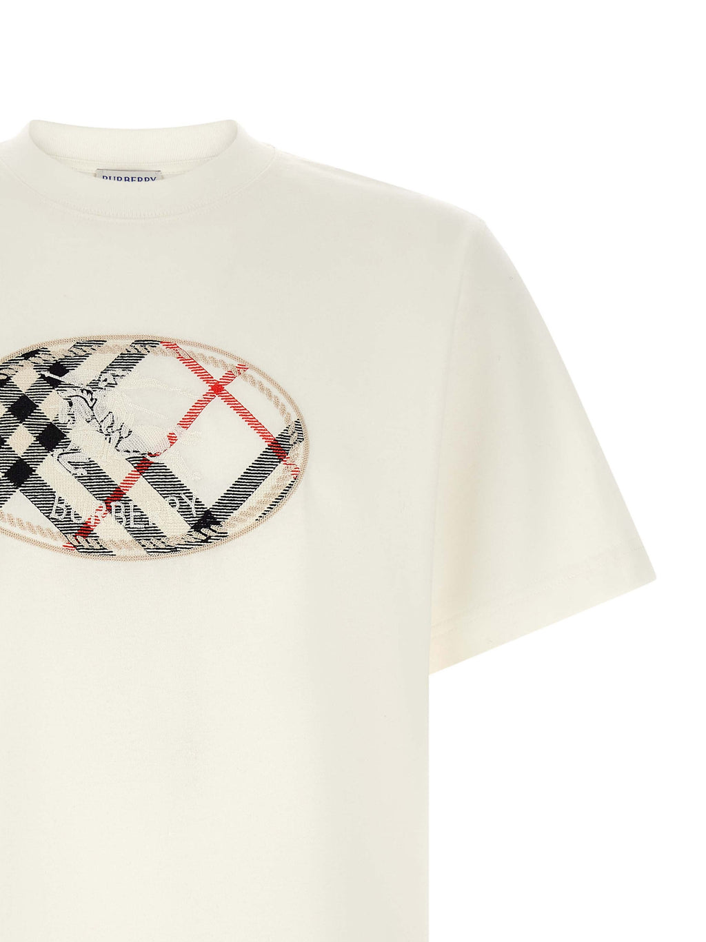 Weißes Baumwoll-T-Shirt