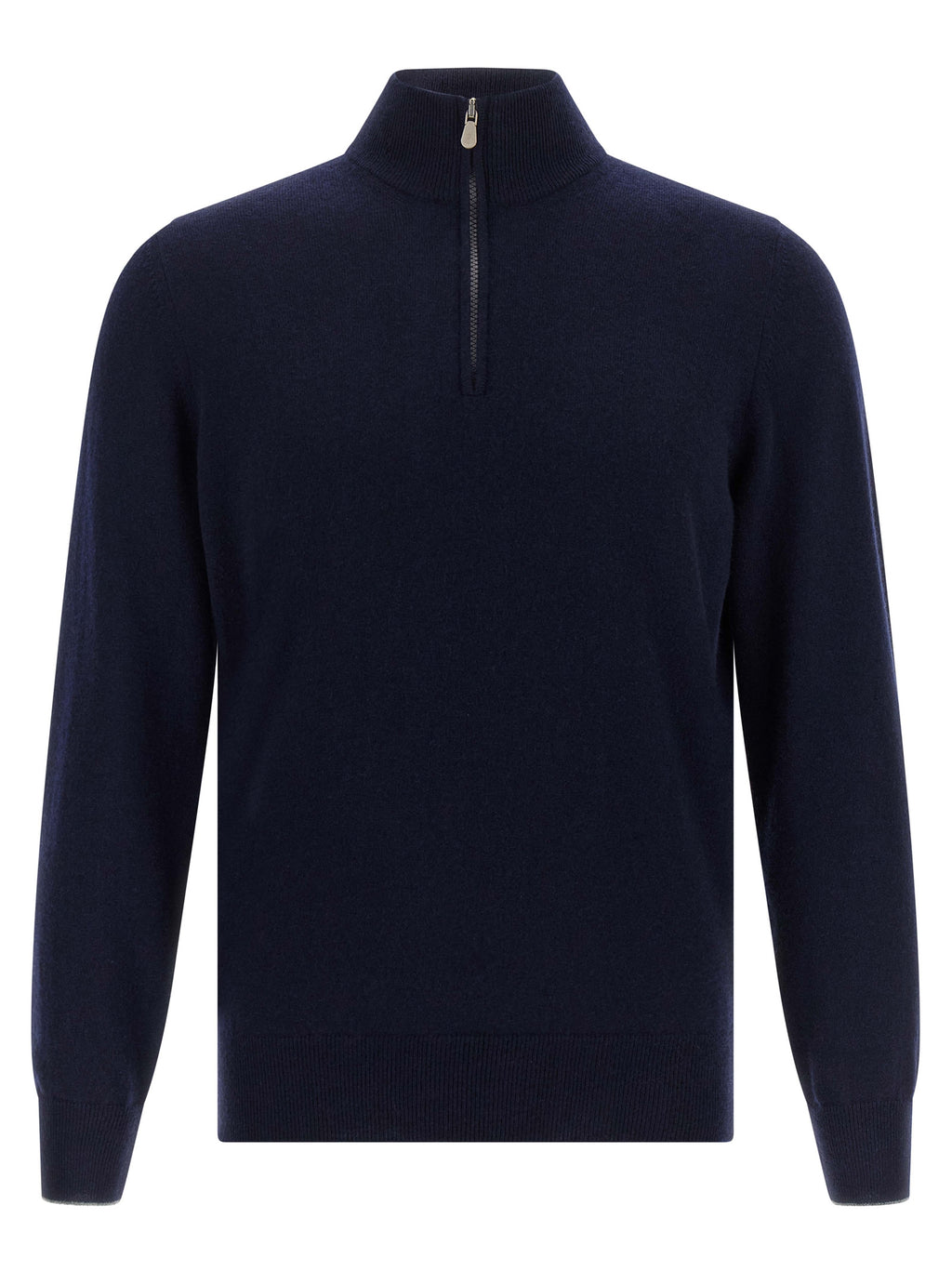 Blauer Kaschmir-Cardigan