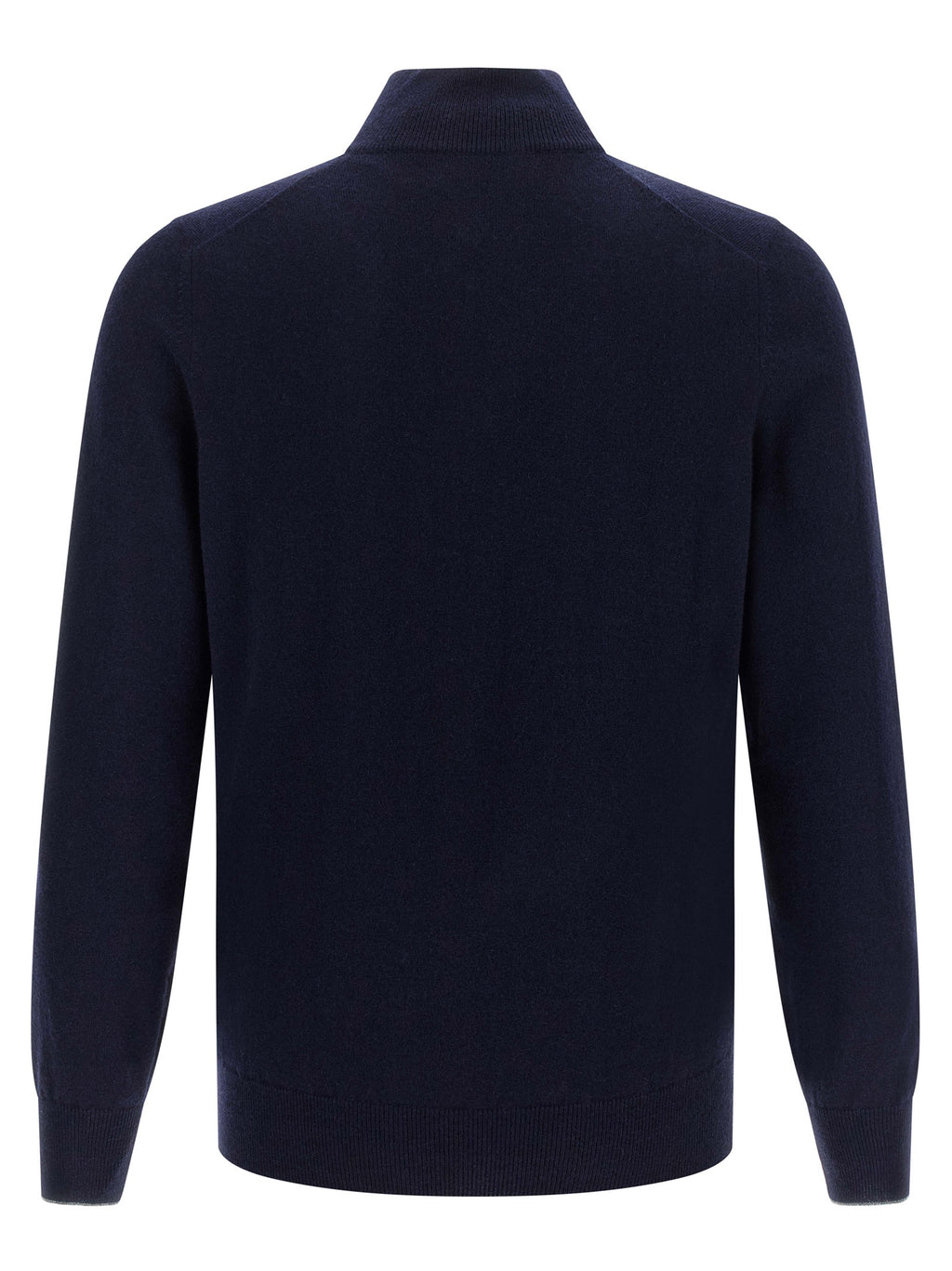 Blauer Kaschmir-Cardigan