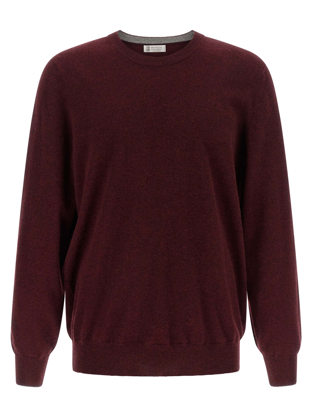 Kaschmir-Strickjacke in Bordeaux