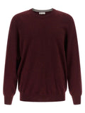 Kaschmir-Strickjacke in Bordeaux