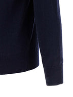 Blauer Kaschmir-Cardigan