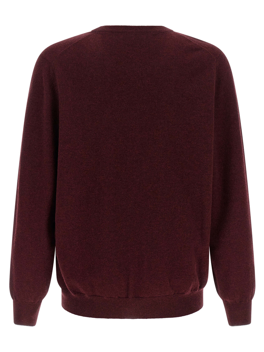 Kaschmir-Strickjacke in Bordeaux