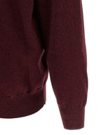 Kaschmir-Strickjacke in Bordeaux