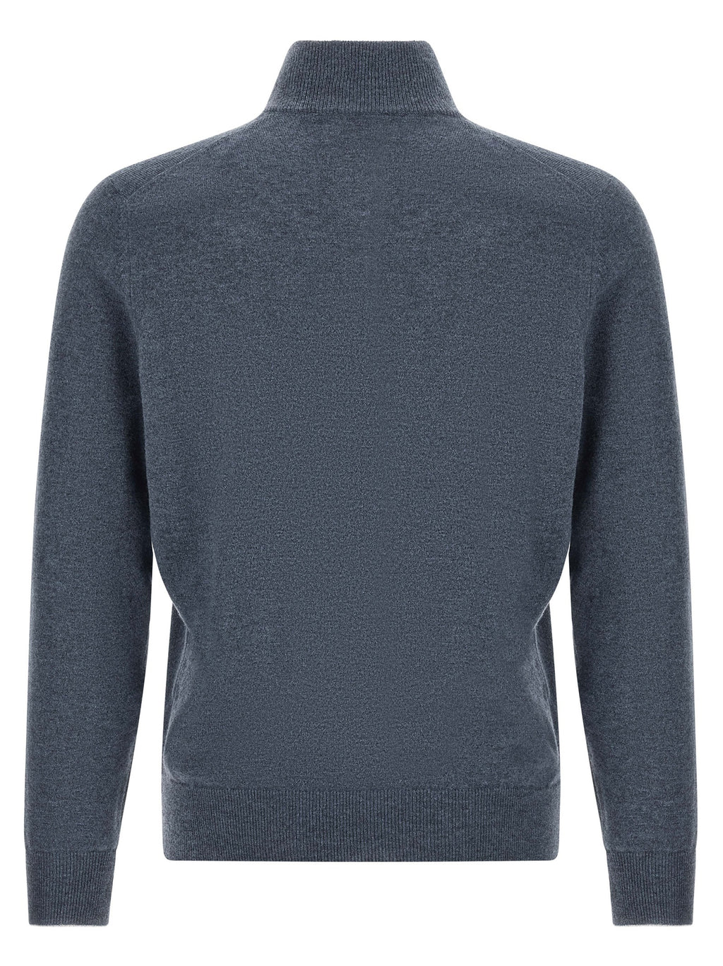 Blauer Kaschmir-Cardigan