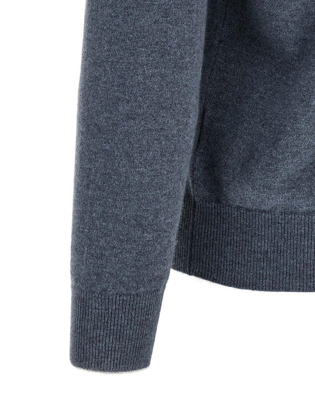 Blauer Kaschmir-Cardigan