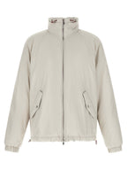 Weiße Shell-Jacke aus Polyester