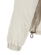 Weiße Shell-Jacke aus Polyester