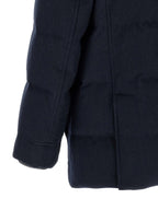 Blauer Wollparka