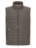 Ärmellose Zweifarbige Polyesterjacke