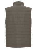 Ärmellose Zweifarbige Polyesterjacke