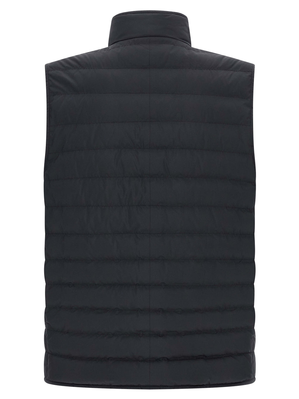 Ärmellose blaue Jacke aus Polyester