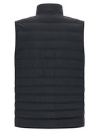 Ärmellose blaue Jacke aus Polyester