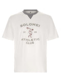 Weißes Baumwoll-T-Shirt