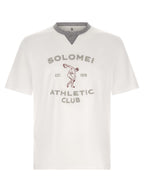 Weißes Baumwoll-T-Shirt