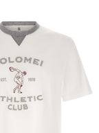 Weißes Baumwoll-T-Shirt