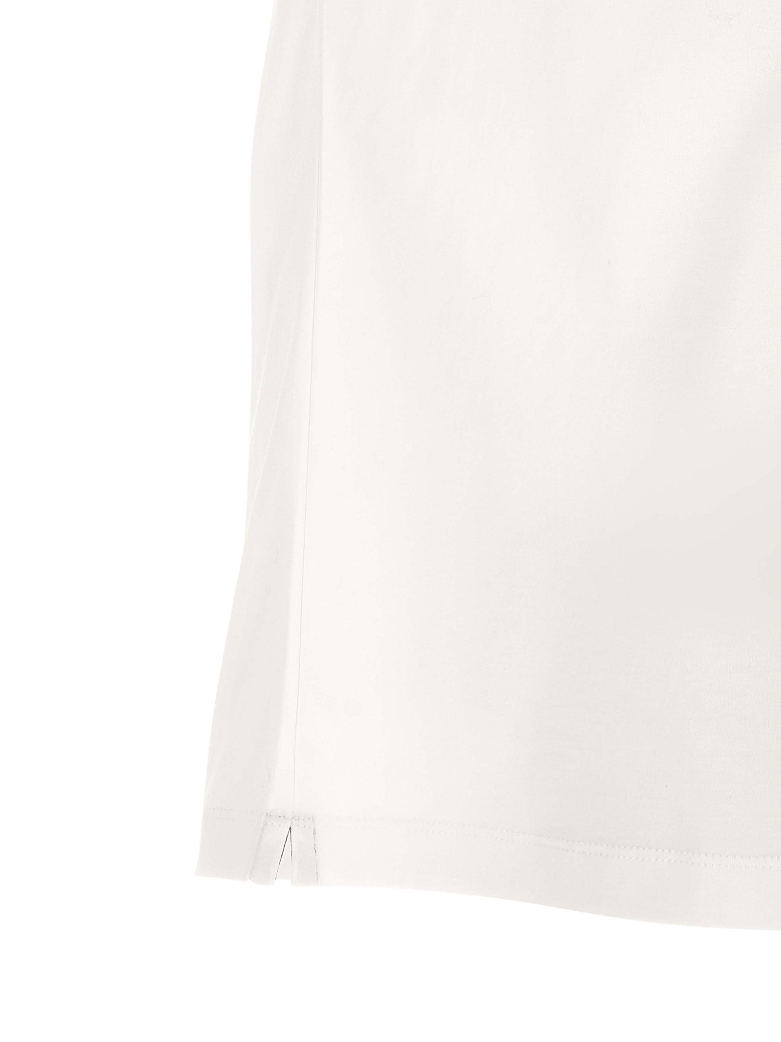 Weißes Baumwoll-T-Shirt