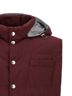 Ärmellose Jacke in Bordeaux aus Polyester