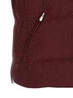 Ärmellose Jacke in Bordeaux aus Polyester