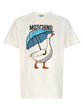 Weißes Baumwoll-T-Shirt
