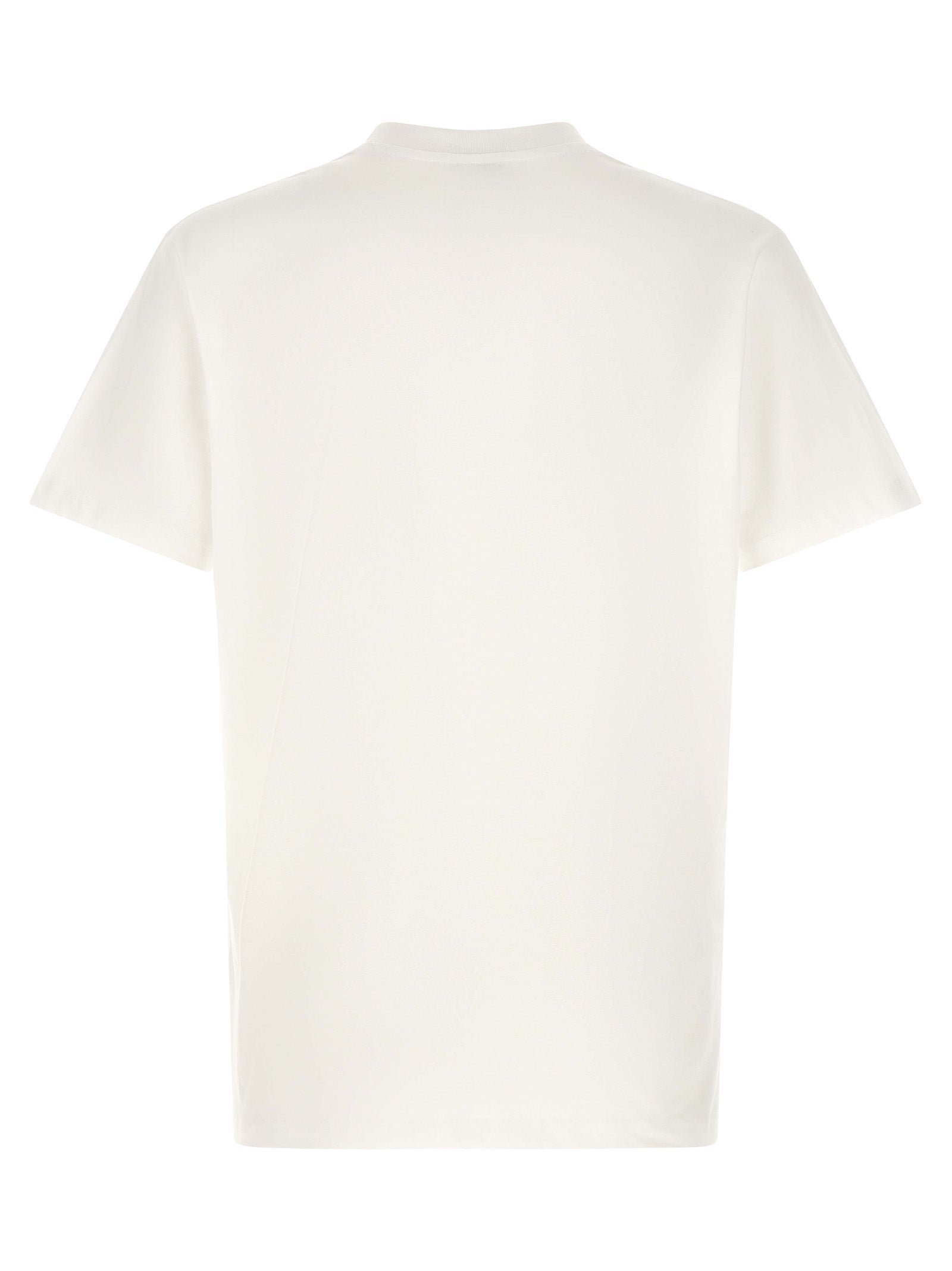 Weißes Baumwoll-T-Shirt
