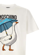 Weißes Baumwoll-T-Shirt