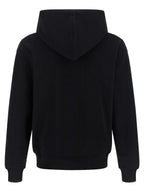 Schwarzer Baumwoll-Sweatshirt