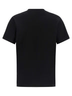 Schwarzes Baumwoll-T-Shirt