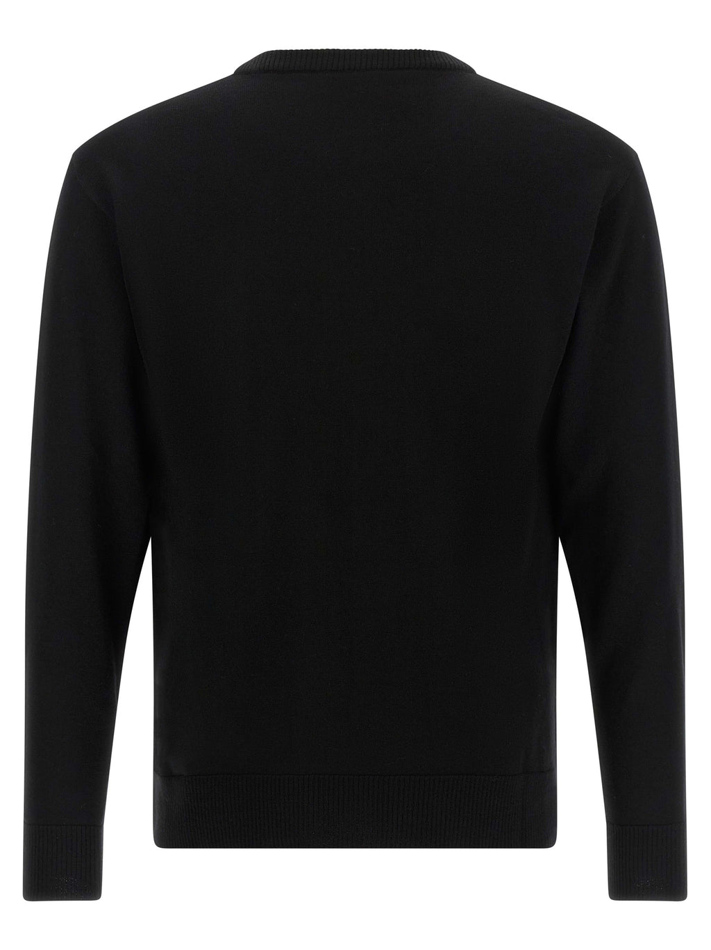 Schwarzer Cardigan aus Schurwolle