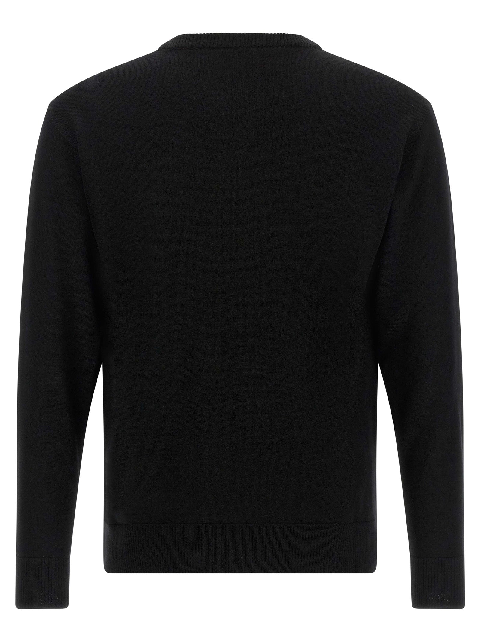 Schwarzer Cardigan aus Schurwolle