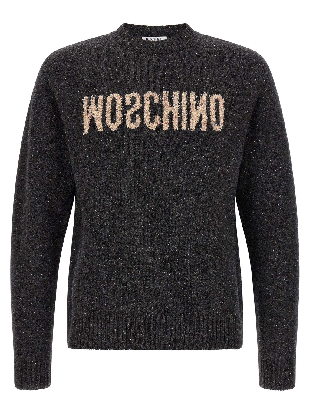Grauer Wollcardigan