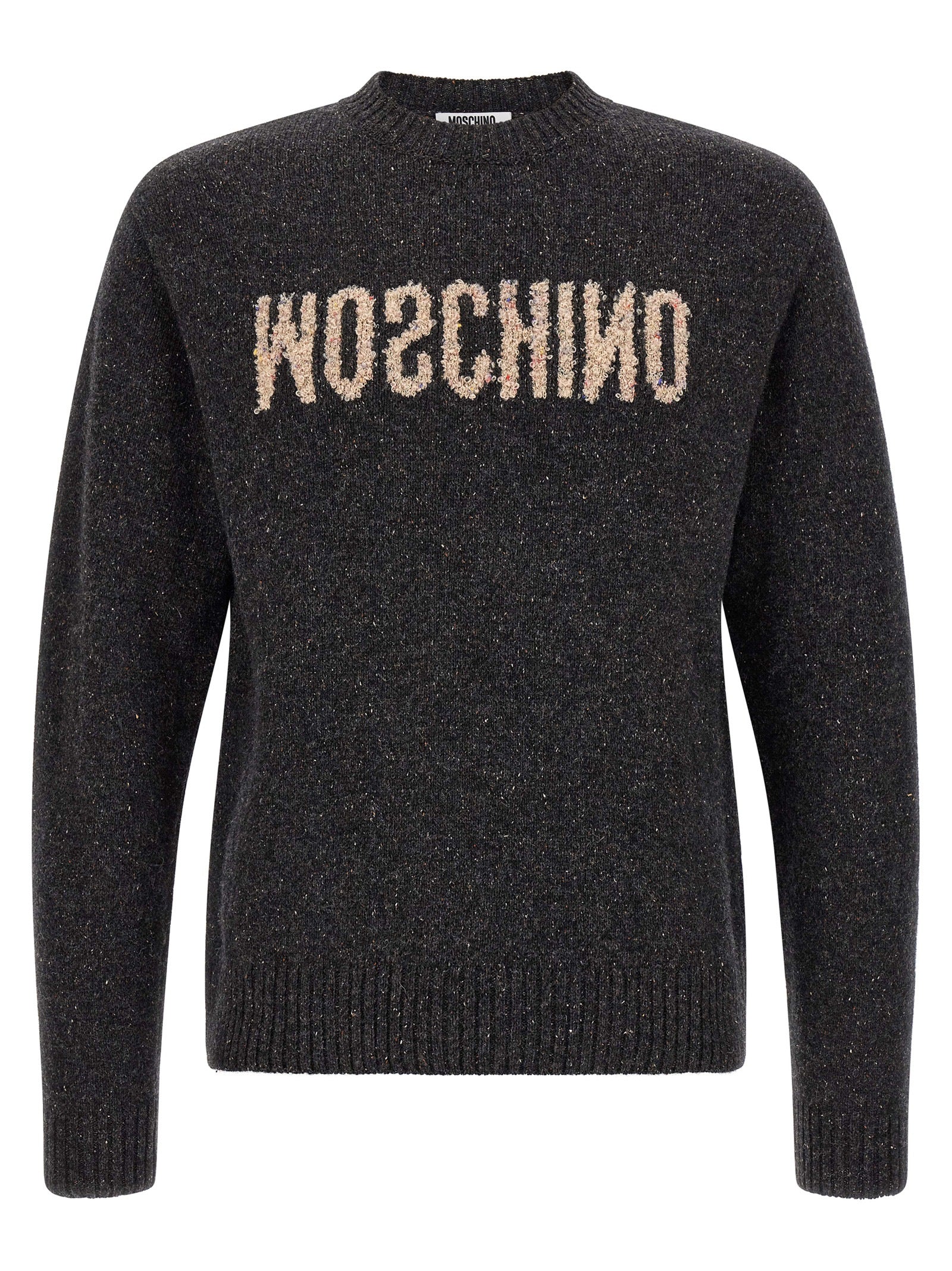 Grauer Wollcardigan